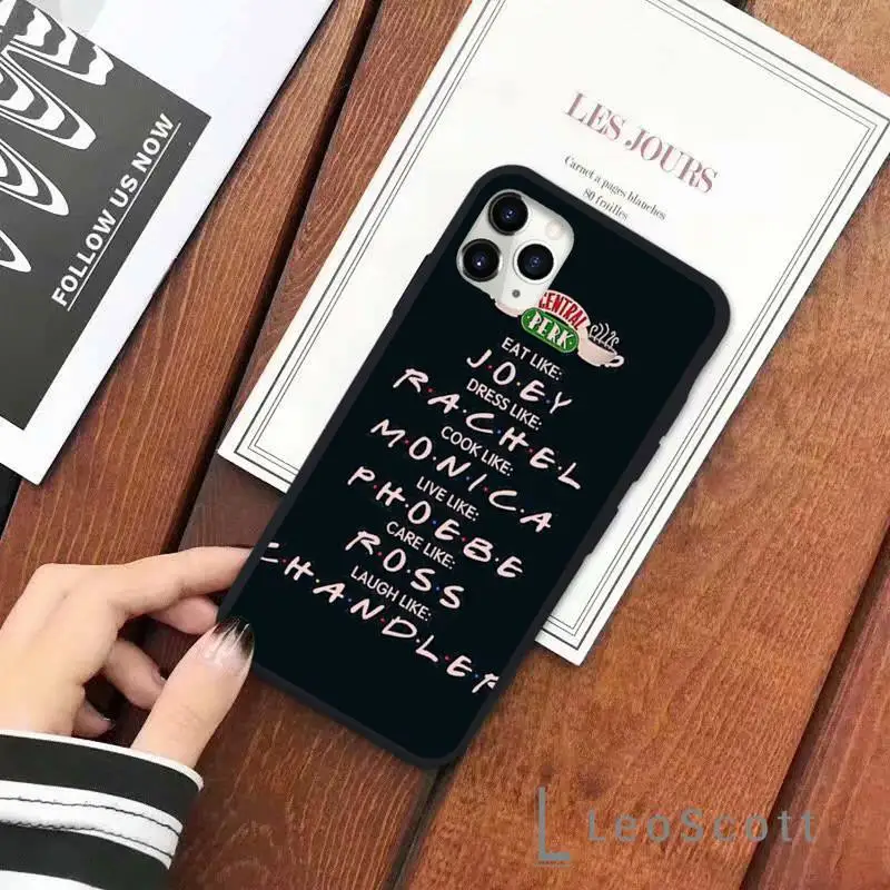 

Central Perk Friends Phone Case for iPhone 11 12 pro XS MAX 8 7 6 6S Plus X 5S SE 2020 XR Soft silicone