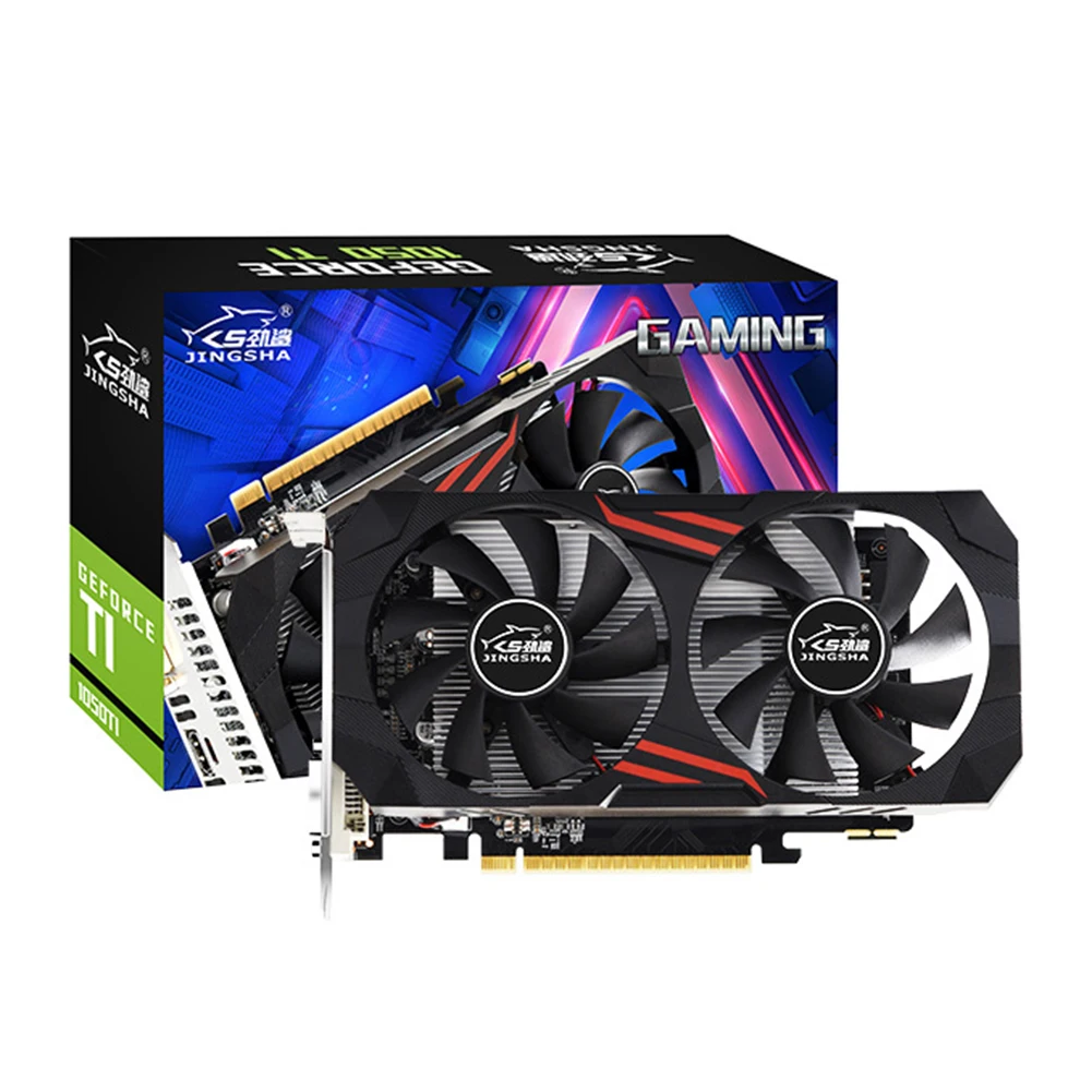 Brand New Original Graphics Card NVIDIA Geforce GTX1050 Ti 4GB GDDR5 128-bit Supports HDMI DVI +DP Interface Dual |