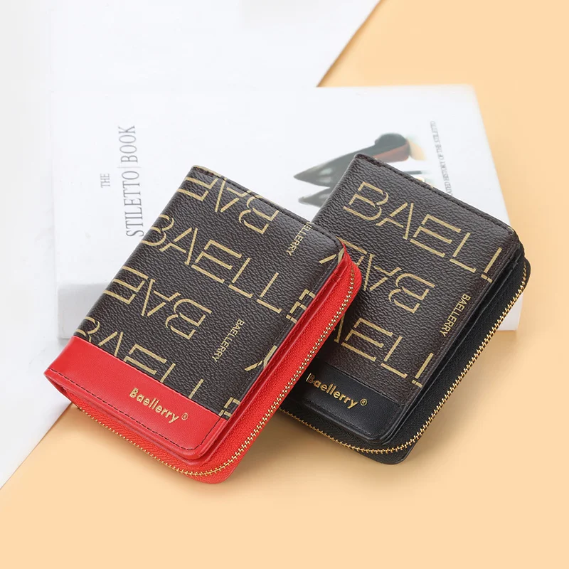 Женский короткий кошелек в новом стиле Корейская сумочка на молнии для органных