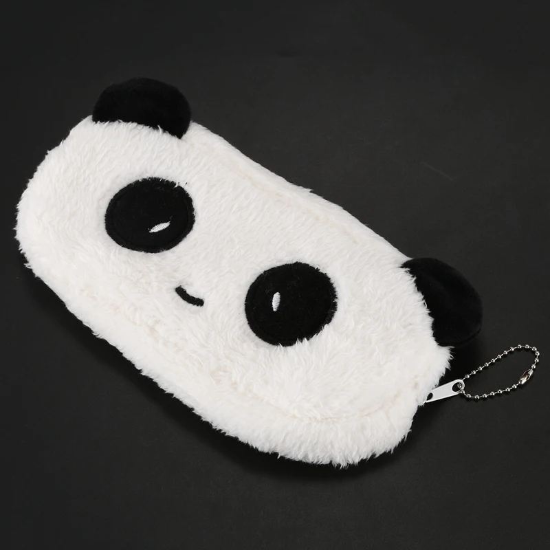 Детский мультяшный чехол-карандаш плюшевая большая сумка для ручки косметичка