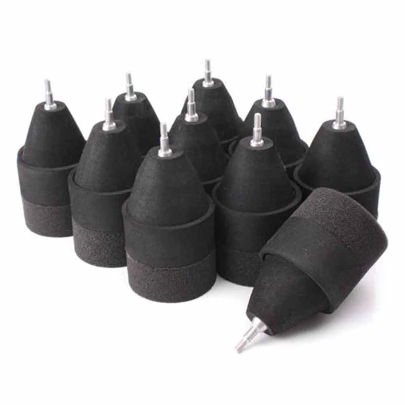 

10PCS Black Sponge Foam Tipped Larp Archery Battle Tagging Game Target for Battle Practice Game Accessory