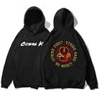 Лидер продаж, Женская толстовка с двусторонним принтом кобры Кай, толстовки большого размера, спортивная одежда с круглым вырезом, осенняя флисовая толстовка, повседневная