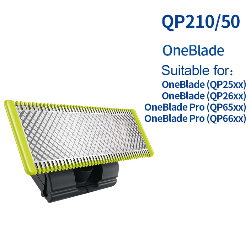 qp210 1 cutter head Philips QP2520 OneBlade электробритва Перезаряжаемые с никель-металл-гидридного Батарея половина электрическая машинка для стрижки и половина электробритва для Для мужчин - Цвет: qp210 1 cutter head