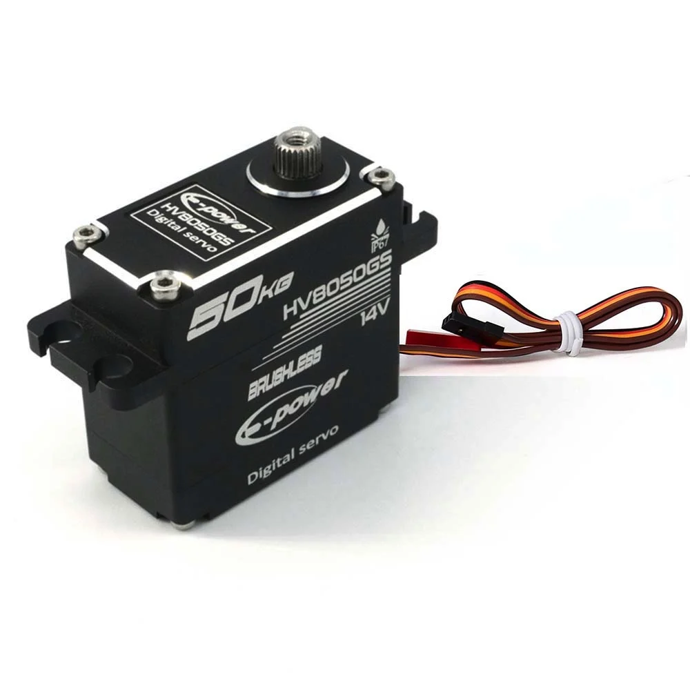 E-Power водонепроницаемый 50 кг сервопривод без щеток BLS-HV8050GS 180 °/270 °/360 ° алюминиевый
