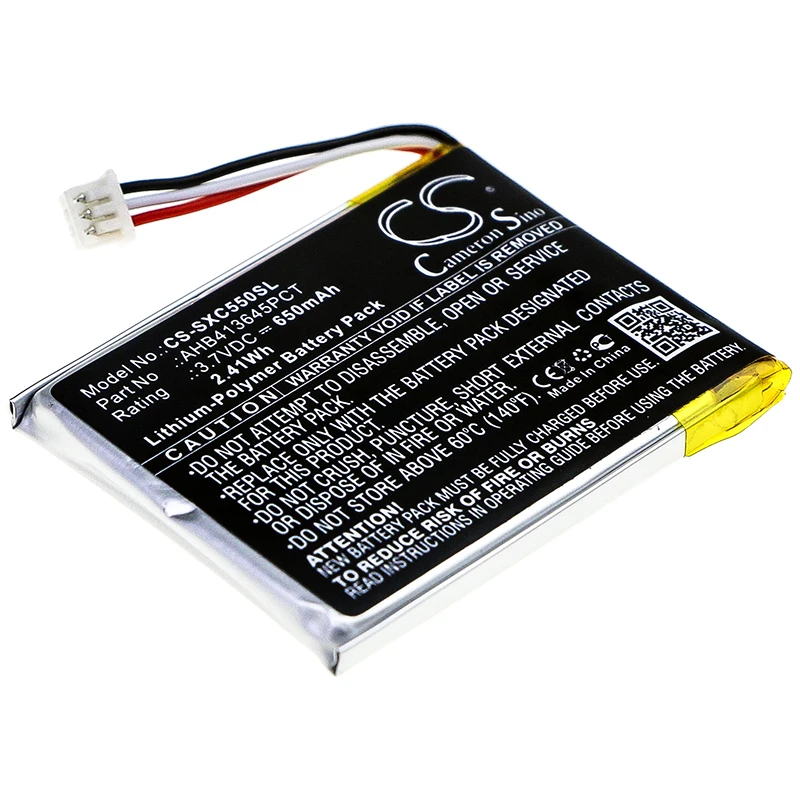 

CS 650mAh / 2.41Wh battery for Sennheiser PXC 550 AHB413645PCT