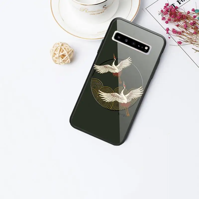 

Chinese God of Wealth Phone Case For Galaxy Tempered Glass Cases Apply To S10 S9 S8 S7 S6edge Plus TPU Cover