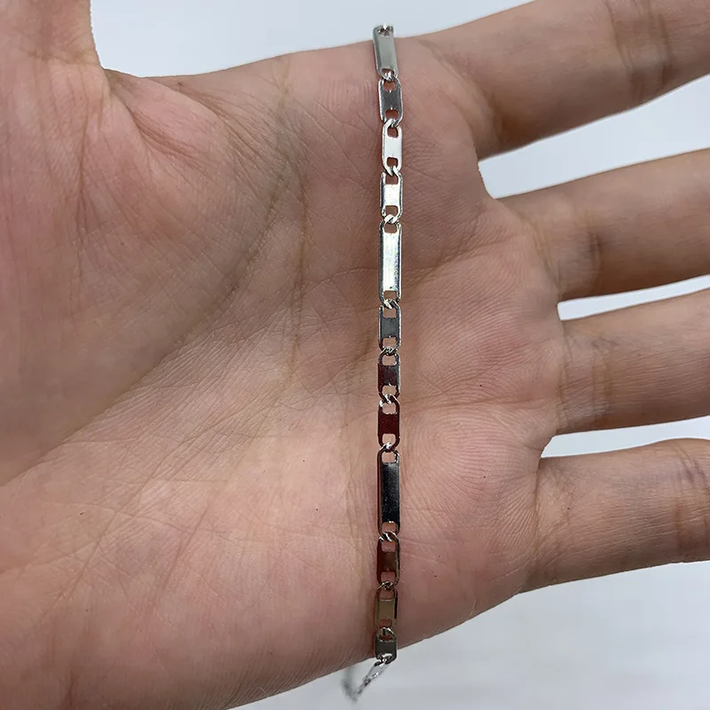 Звеньевая цепь из нержавеющей стали Подарочные ожерелья украшения никогда не