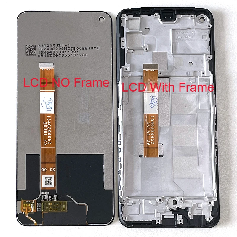 6 5 original for realme narzo 30 5g rmx3242 lcd display screentouch panel digitizer for realme narzo 30 pro 5g rmx2117 frame free global shipping