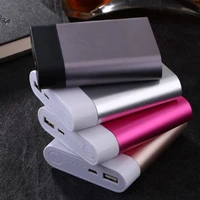 power bank 18650 battery case diy 418650 storage box bank shell 5v diy without battery for iphone smartphone cover external