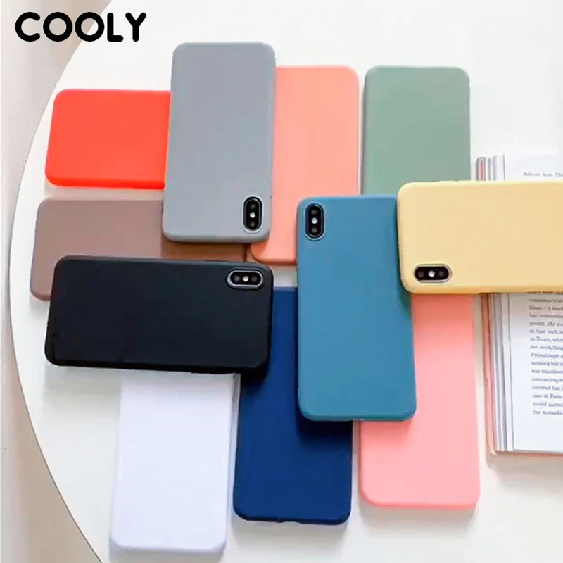 COOLY чехол карамельного цвета для Oneplus 7 Pro, задняя крышка для Oneplus 6 t, оболочка One plus 6 1+ 6, Тонкий Мягкий ТПУ силиконовый чехол для телефона