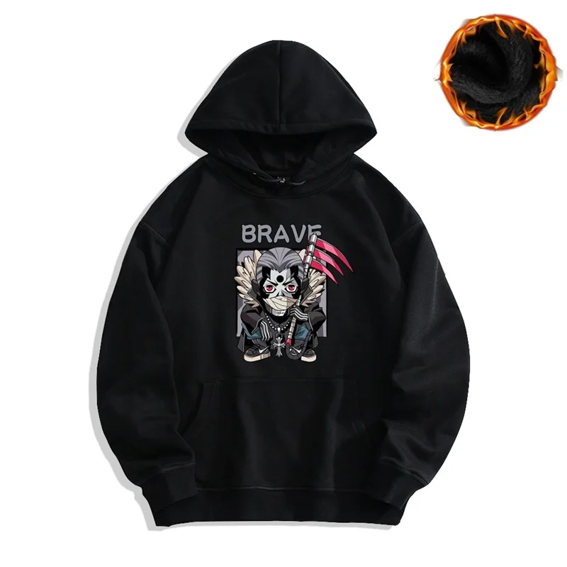 安い 男性の学生のための新しい暖かい厚いぬいぐるみフード付きセーター