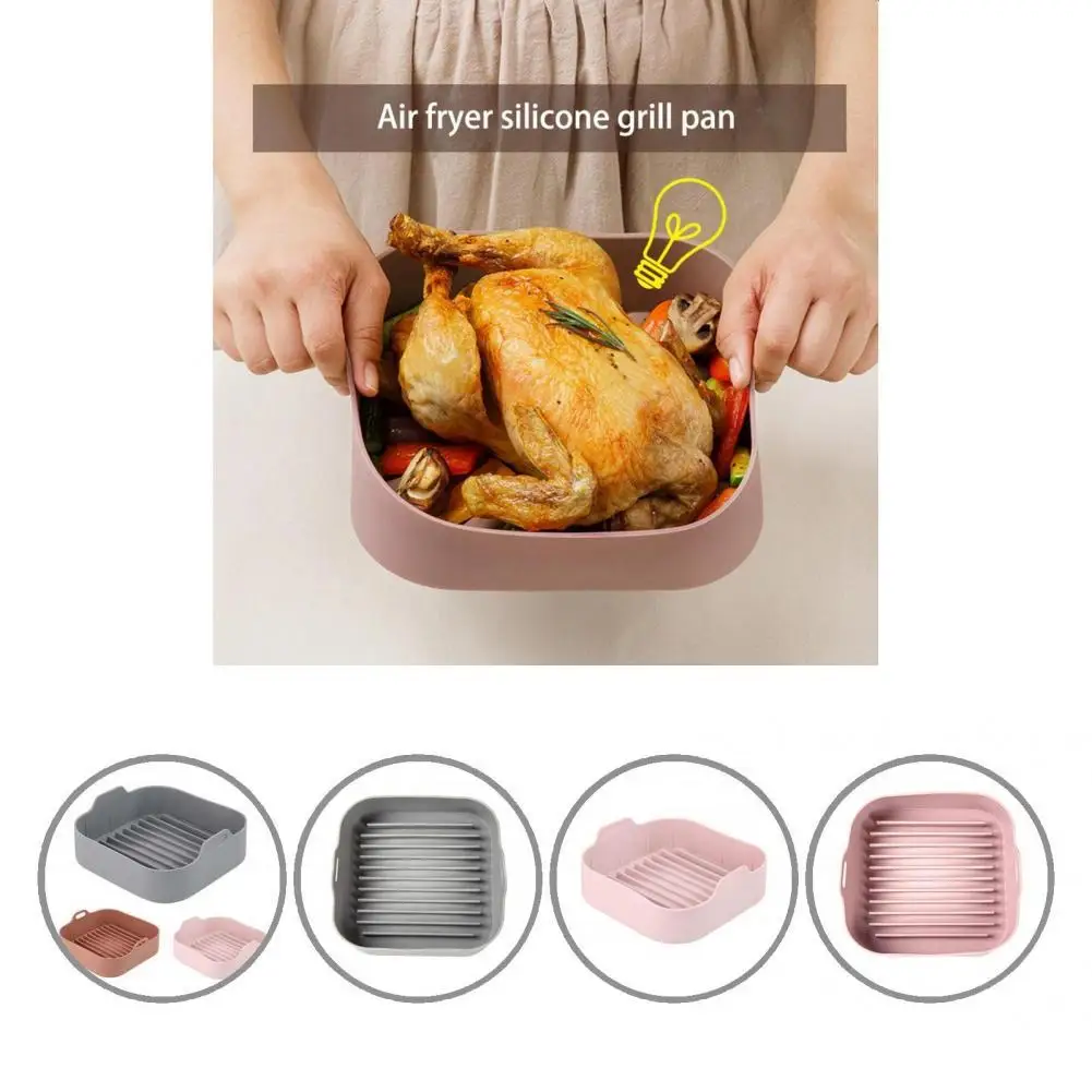 

BPA Free Easy Clean Pizza Bread Fried Air Fryers Basket Mat for Restaurant