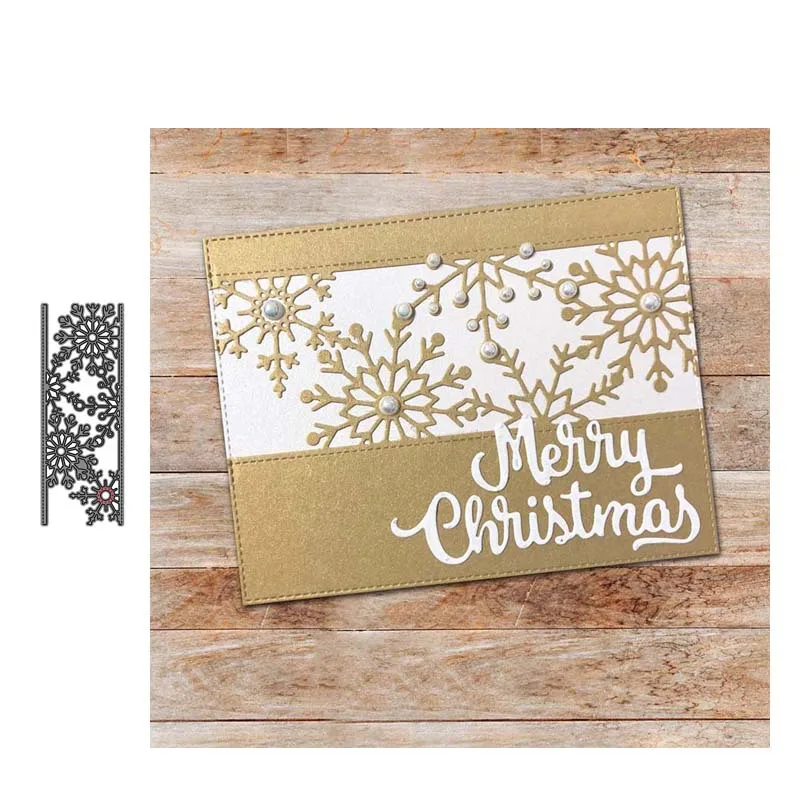 

Snowflake Background Metal Cutting Dies for Scrapbooking Handmade Tools Mold Cut Stencil New DIY Card Make Mould Model Craft