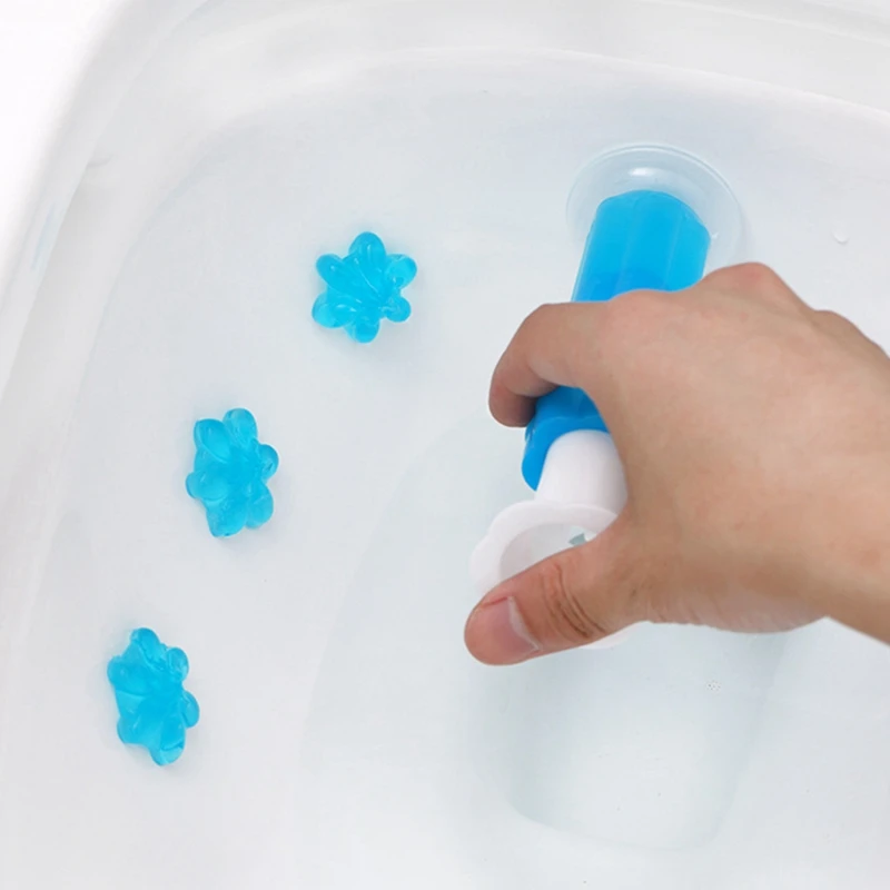 

Toilet Cleaner Gel Plastic Flower Gel Needle Cleaner Fragrance Toilet Deodorant Bathroom Toilet Cleaning Tool