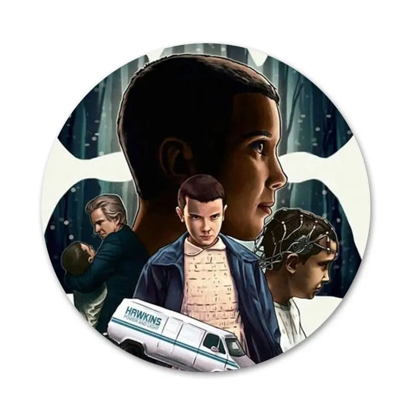 Постер очень странные дела 3 значка значки металлические для украшения одежды