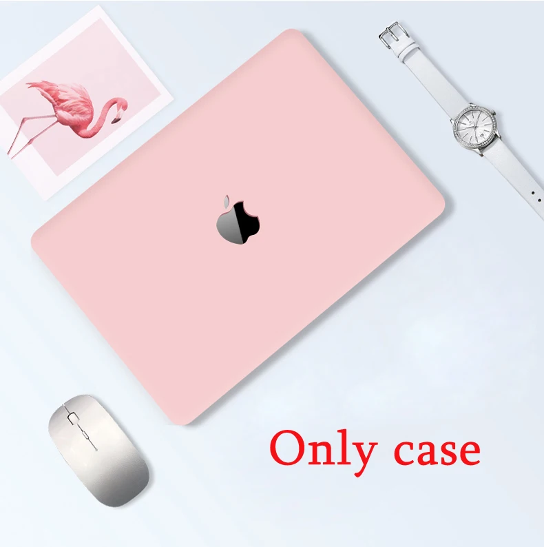 Case for Apple MacBook Air 13 13.3 A1932 11 12 New Pro 13 15 Retina 15.4 Cover Laptop Hard Case pink black white