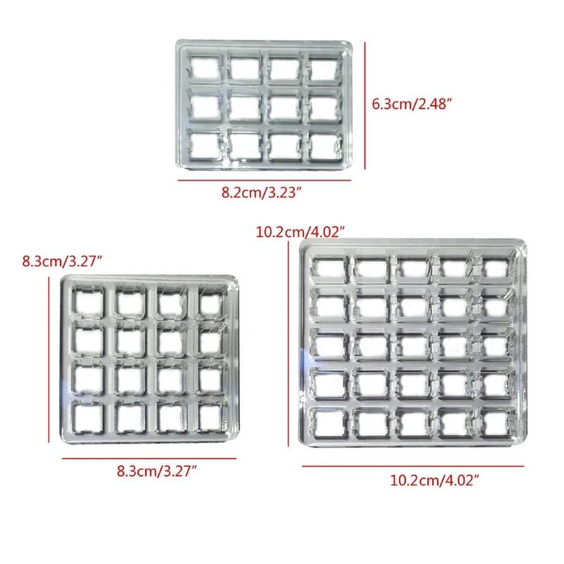 

Switch Tester Base Transparent Acrylic Plate for cherry MX Switch Storage Base 0