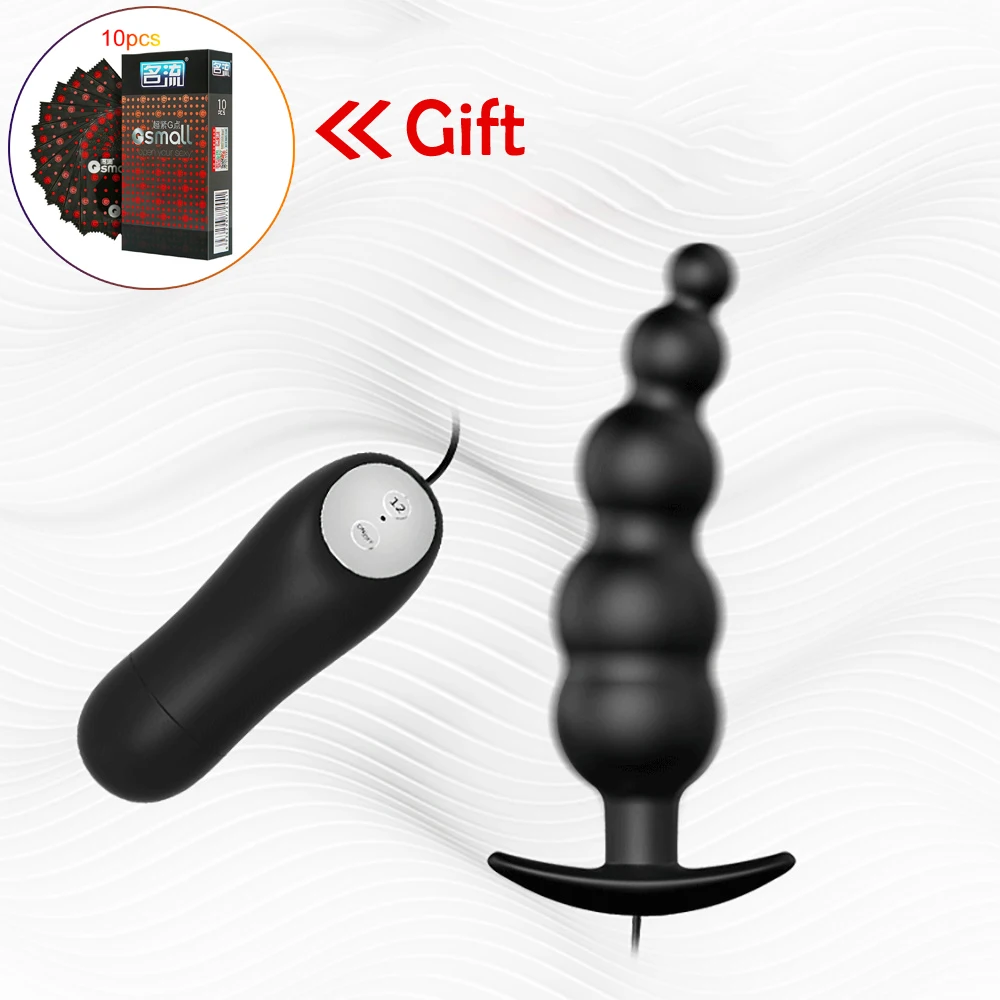 Анальный вибратор массаж простаты анальная пробка анальные игрушки Анальные