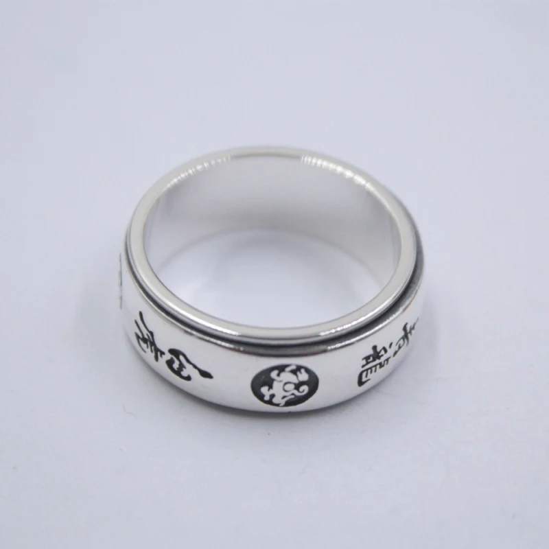 Кольцо из серебра 6 5 пробы для мужчин 8 мм | Украшения и аксессуары