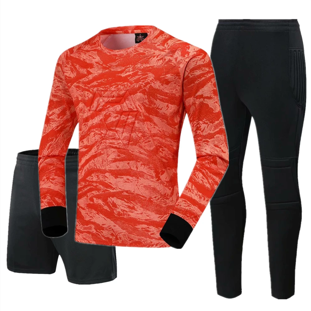 Профессиональная футбольная форма вратаря комплект из Джерси для молодежи и