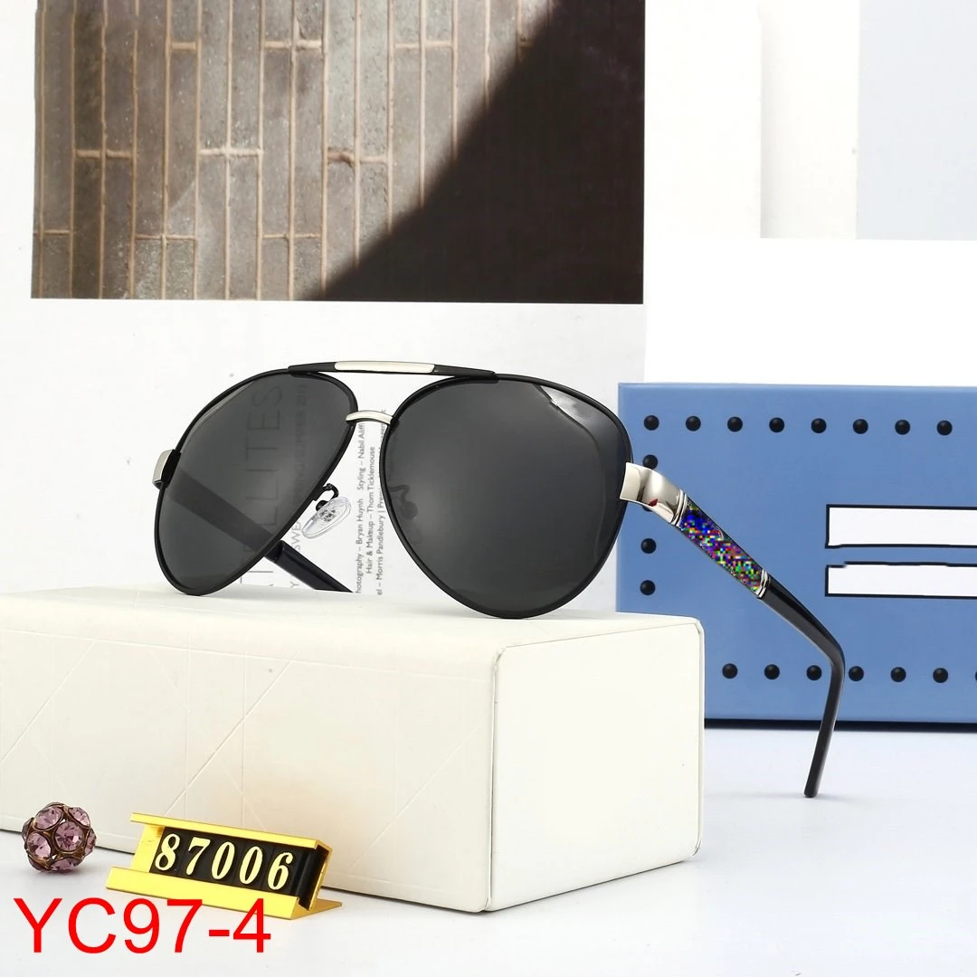 

YC97 Fashion Vintage classic Square Men Sunglasses Brand Designer New Luxury Polarized Women Sunglasses With box