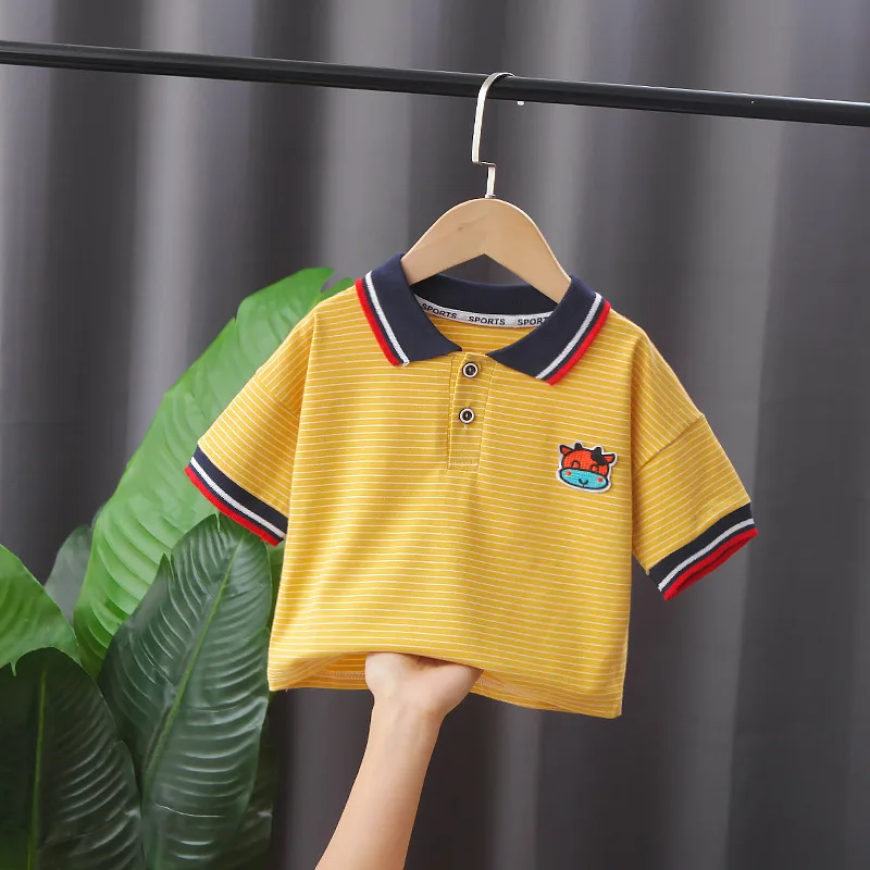 Комплекты летней одежды из 2 предметов полосатые шорты футболка костюмы для