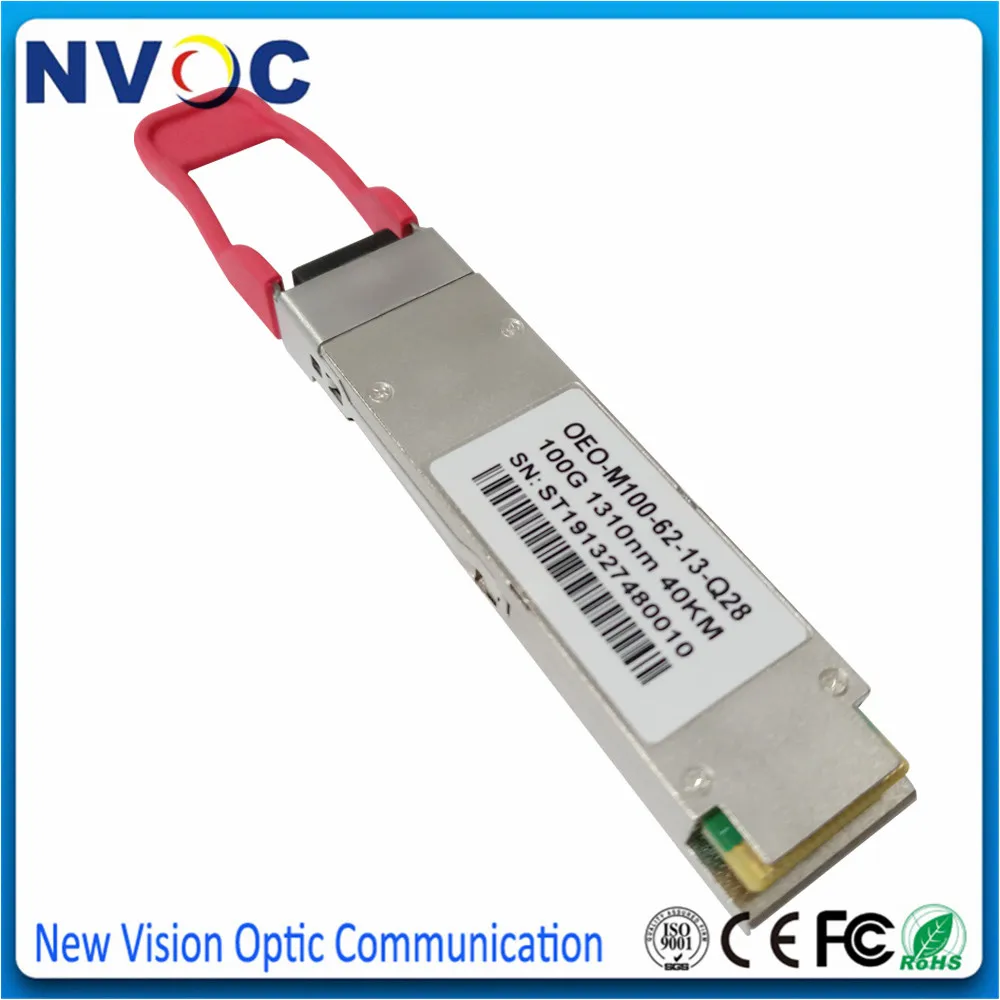 QSFP28-LSER4 100G QSFP28 ER4 40km LC LWDM волоконно-оптический трансивер Дуплексный DOM Модуль -