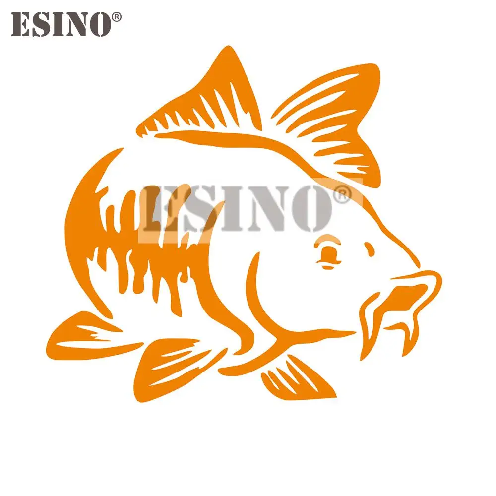 Car Styling Fishing Fish Decorative PVC 3D Carving Waterproof Decal Cartoon Sticker Pattern Vinyl Bumper Whole Body | Автомобили и