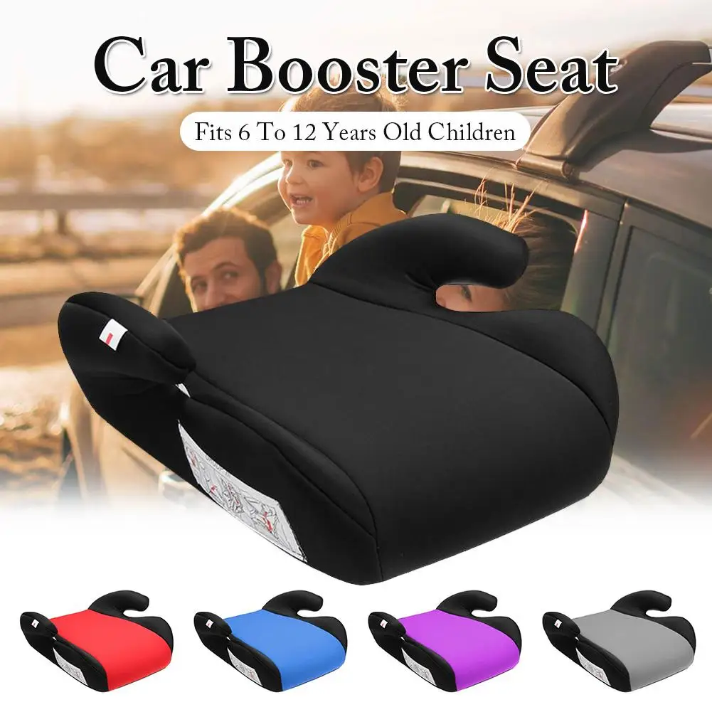 

Car Booster Seat Safe Sturdy Fabric Breathable Non-slip Shock Absorption Baby Kid Children Child Fits 6 To 12 Years Old