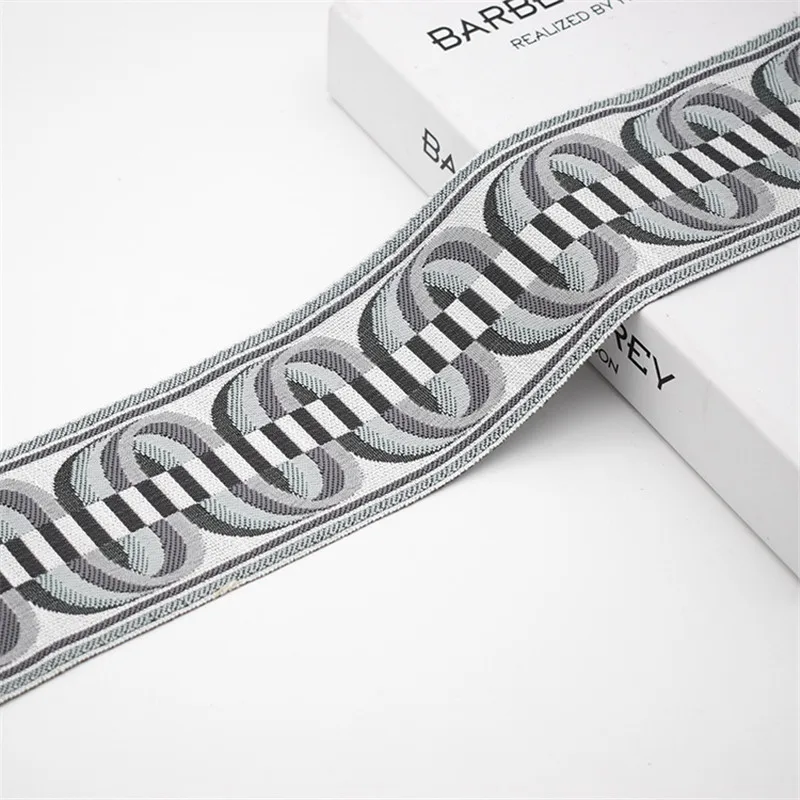 

25M/Lot 9CM Wide Jacquard Curtain Lace Trims Belt Laciness Curtain Accessories DIY Sewing Sofa Cushion Lace Ribbon Trim Decor