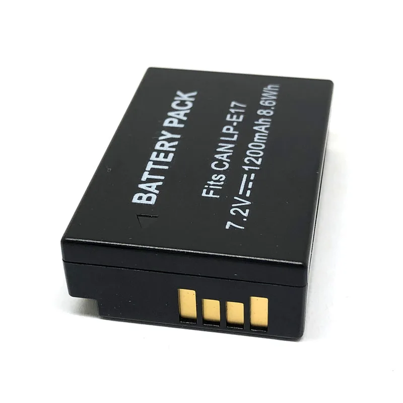 LP-E17 LPE17 Battery + LED USB Charger for Canon EOS M3 M5 M6 SL2 200D 77D 750D 760D 800D 8000D Rebel T6i T6s T7i Kiss X8i | Электроника