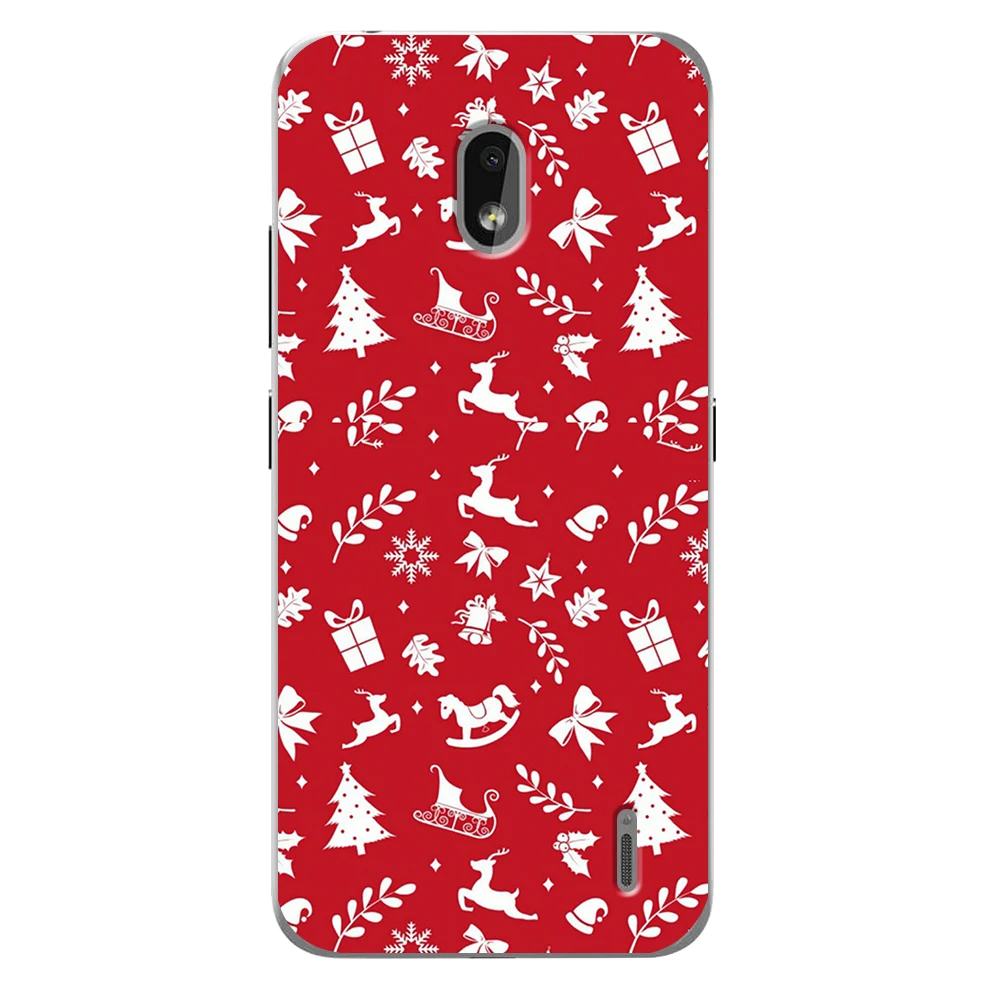 

Christmas New Year gift elk snow phone Case For Nokia 7.2 6.2 2.2 4.2 3.2 TPU soft Silicone Case