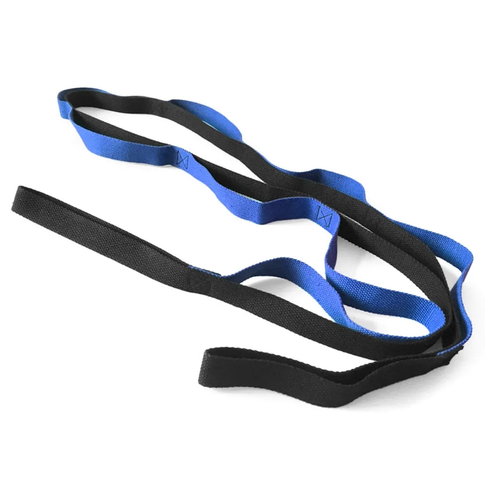 Многопетлевой ремень для йоги неэластичный растягивающийся пояс пилатеса