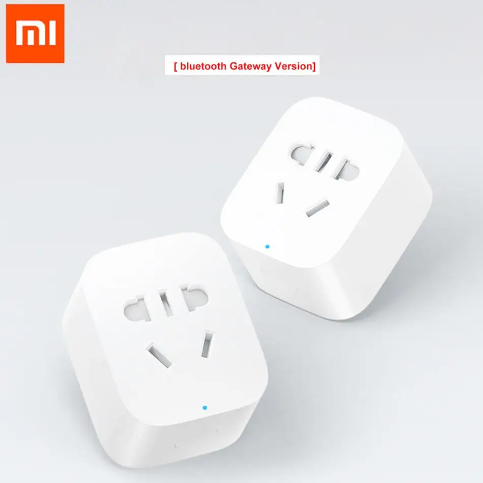 Смарт розетка Xiaomi Mi шлюз bluetooth версия WiFi дистанционное управление работа с