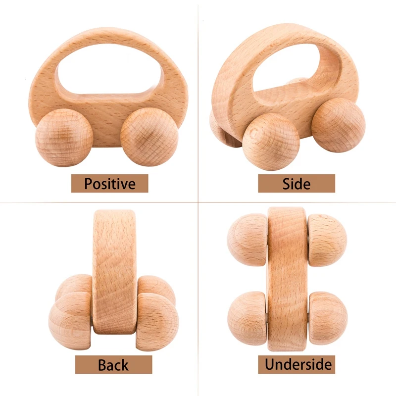 

Wooden Toys Beech Wood Blocks 1pc Car Cartoon Educational Montessori Toys For Children Teething Baby Teethers Birthday Gift baby