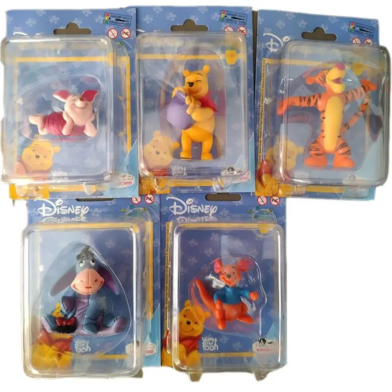 

Disney toy Winnie the Pooh Tigger adventures pig donkey bear kangaroo tiger children's toy play house birthday gift