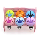 3 шт., силиконовые зажимы для соски-пустышки