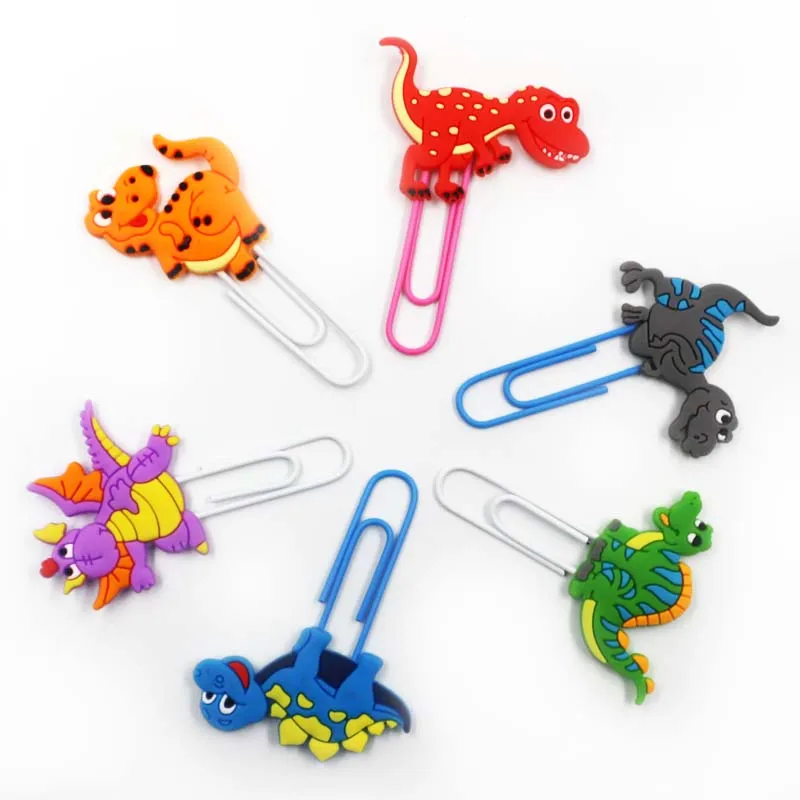 6 шт динозавр тема вечерние резиновые игрушки браслет кольцо для брелка