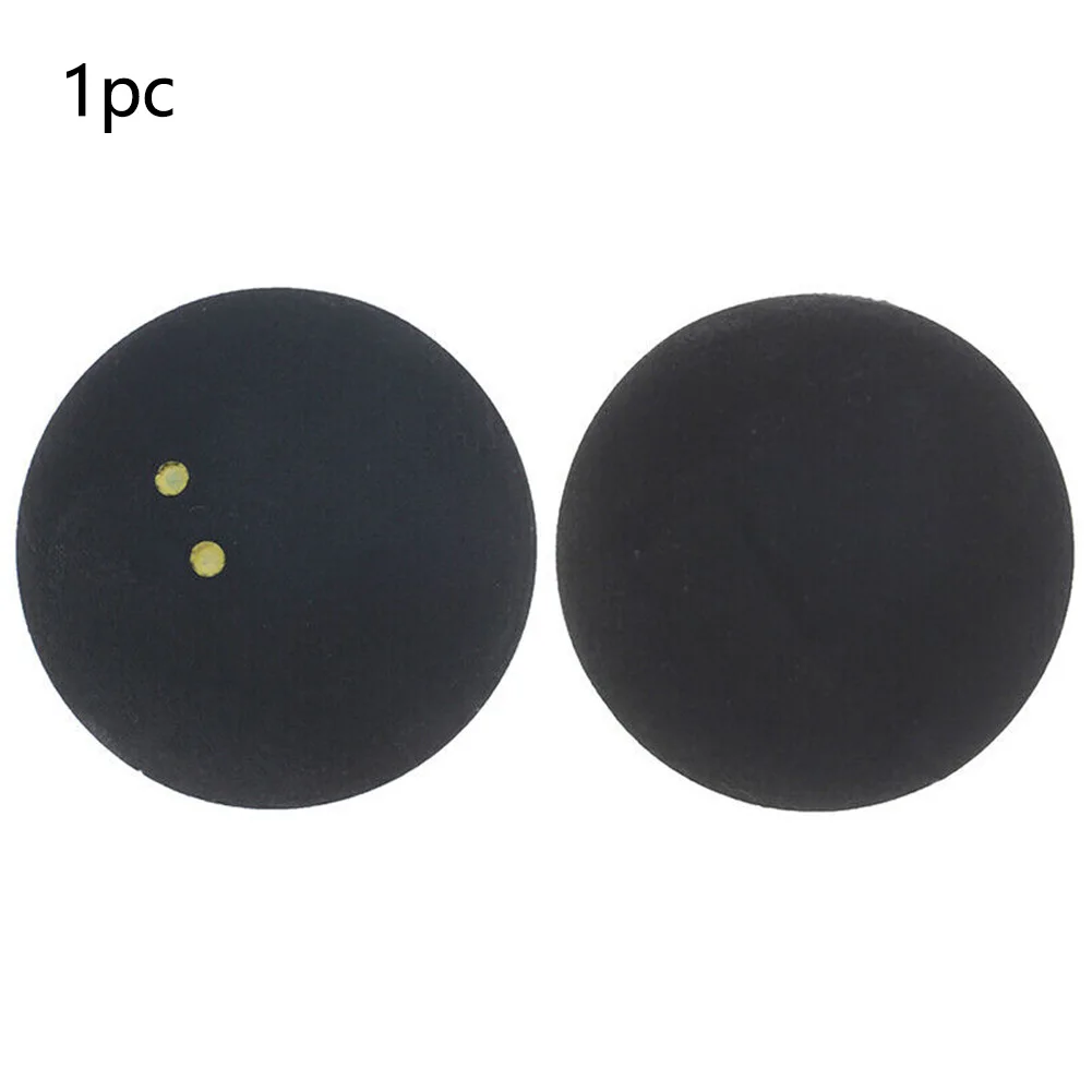 

Bounce Tool Low Speed Professional Player Rubber Training Squash Ball Sports Competition Two Yellow Dots Small Elasticity 4cm