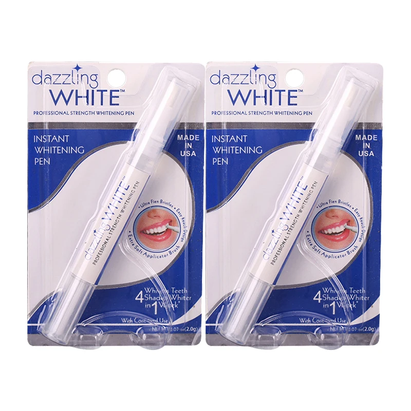 2 шт. отбеливание зубов зубная щетка гигиена полости рта гелем перекиси водорода
