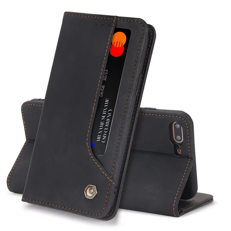 Чехол для Телефона iPhone 6 кожаный чехол бумажник с откидной крышкой Apple 6s Plus