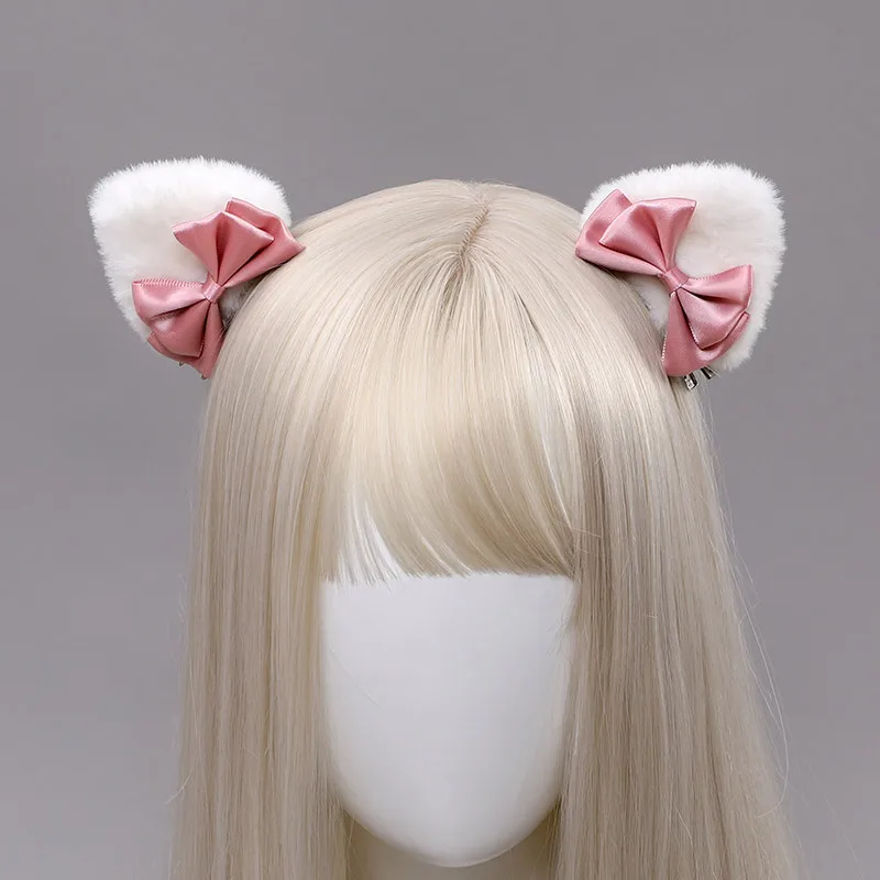 

Multiple Styles Plush Animal Cat Ears Hairpins Lolita Sweet Fluffy Ear Cosplay Anime Hair Clips Party Costume Kawaii Accessories