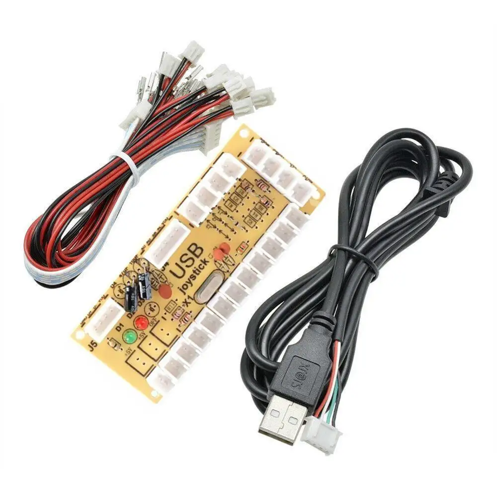 USB Аркада кодировщик нулевой задержки ПК к джойстику 5 Pin MAME Sanwa кнопочный