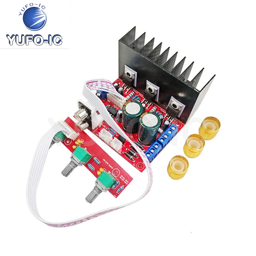Плата усилителя мощности Tda2030a для компьютера 2 шт. сабвуфер 1 3-канальный динамик