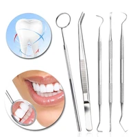 dental hygiene tool sickle shape dentist tartar scraper scaler dental equipment calculus plaque remover teeth cleaning oral care