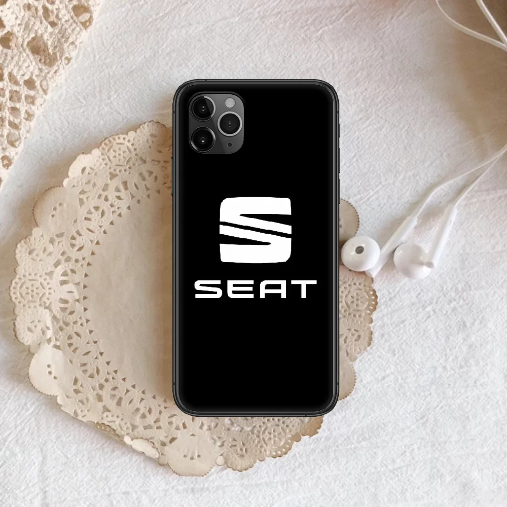 

Car Seat Logo Phone Case Cover Hull For iphone 5 5s se 2020 6 6s 7 8 12 mini plus X XS XR 11 PRO MAX black Waterproof Pretty