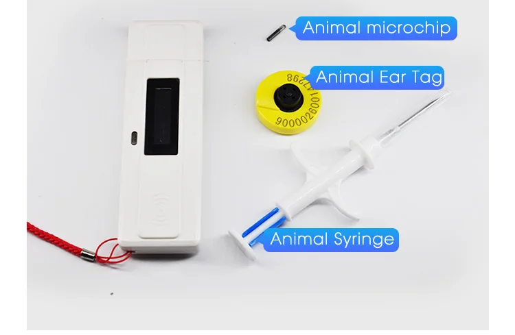 OLED дисплей ISO11784/85 USB устройство для чтения ID животных EMID микрочип сканер RFID с