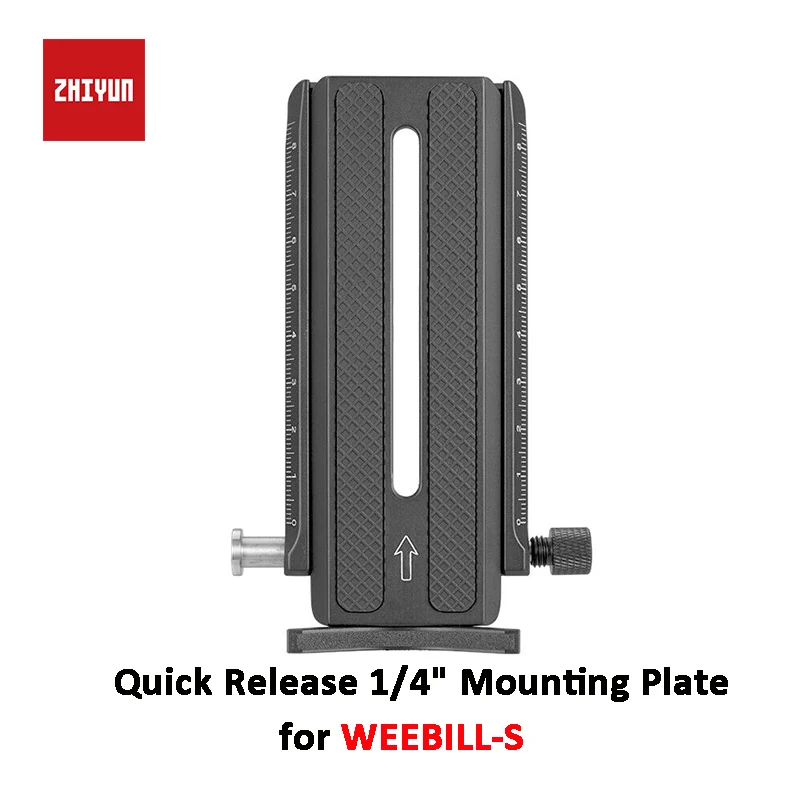 

Официальная быстросъемная Монтажная пластина ZHIYUN 1/4 дюйма для WEEBILL S/ WEEBILL LAB Gimbal Handheld Stabilizer CR110-Plate