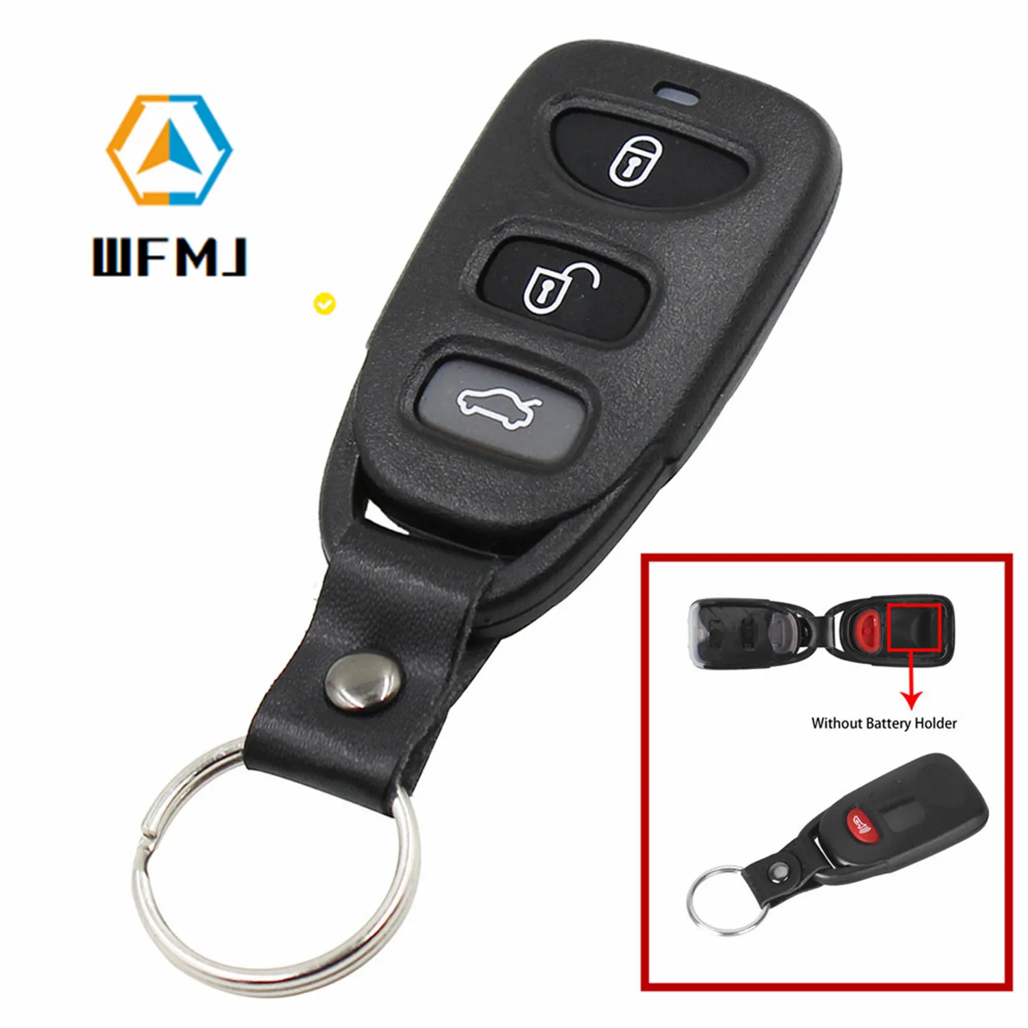 WFMJ дистанционный 4 кнопки смарт ключ оболочка чехол Брелок для Hyundai Accent Elantra Sonata