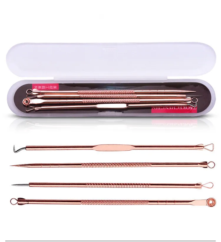 

4/5/6/7/8PCS Acne Blackhead Removal Needles Black Dots Cleaner Black Head Pore Cleaner Deep Cleansing Tool Face Skin Care Tools